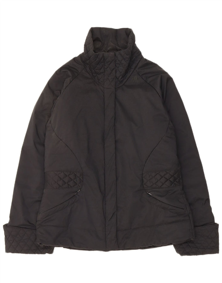 Jachetă căptușită pentru femei Adidas UK 14, mare, negru, poliester