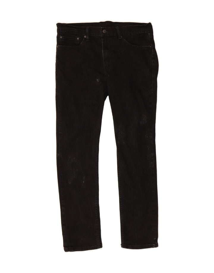 LEVI'S Womens 511 Slim Jeans W36 L32 Black Cotton Vintage Levi's and Second-Hand Levi's from Messina Hembry 