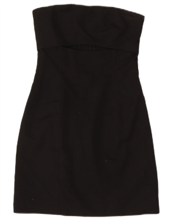 Rochie fără bretele pentru femei Zara UK 4 XS Poliester negru