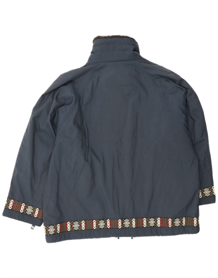 CIESSE PIUMINI Jachetă Oversized Windbreaker Femei Mărimea 48 Mare Bleumarin