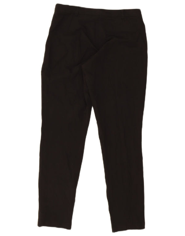Topshop Womens Slim Suit Trousers UK 8 Small W28 L27 Black Polyester