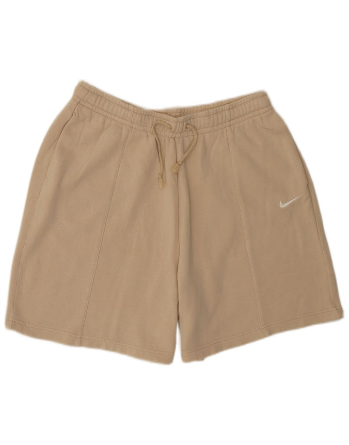 Pantaloni scurți sport Nike pentru bărbați, mari, bej, bumbac