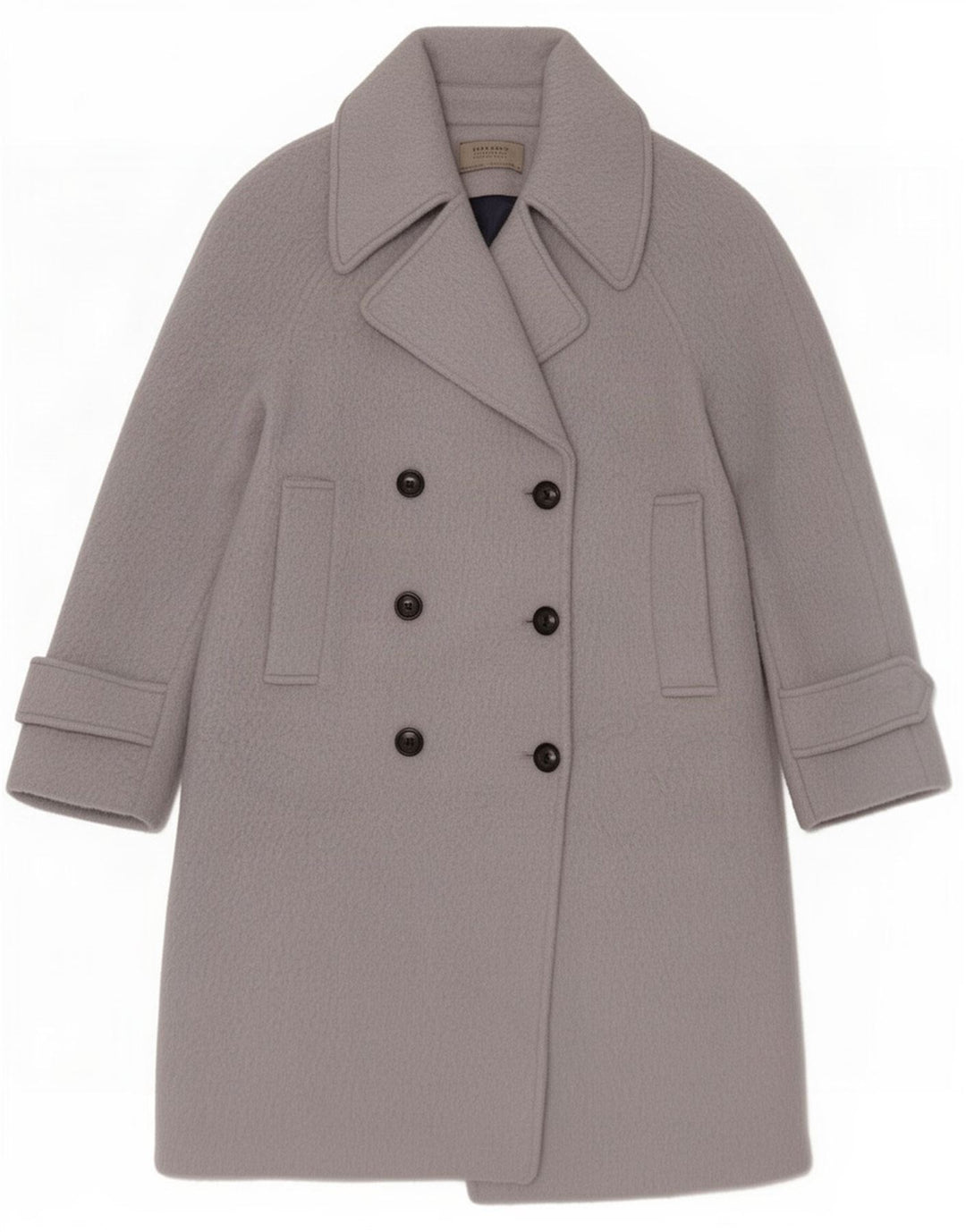 Palton dublu pentru femei Zara UK 10 Small Blue