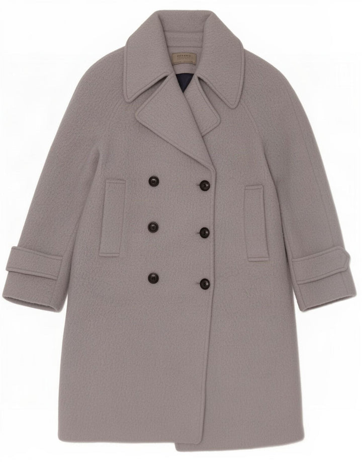 Palton dublu pentru femei Zara UK 10 Small Blue