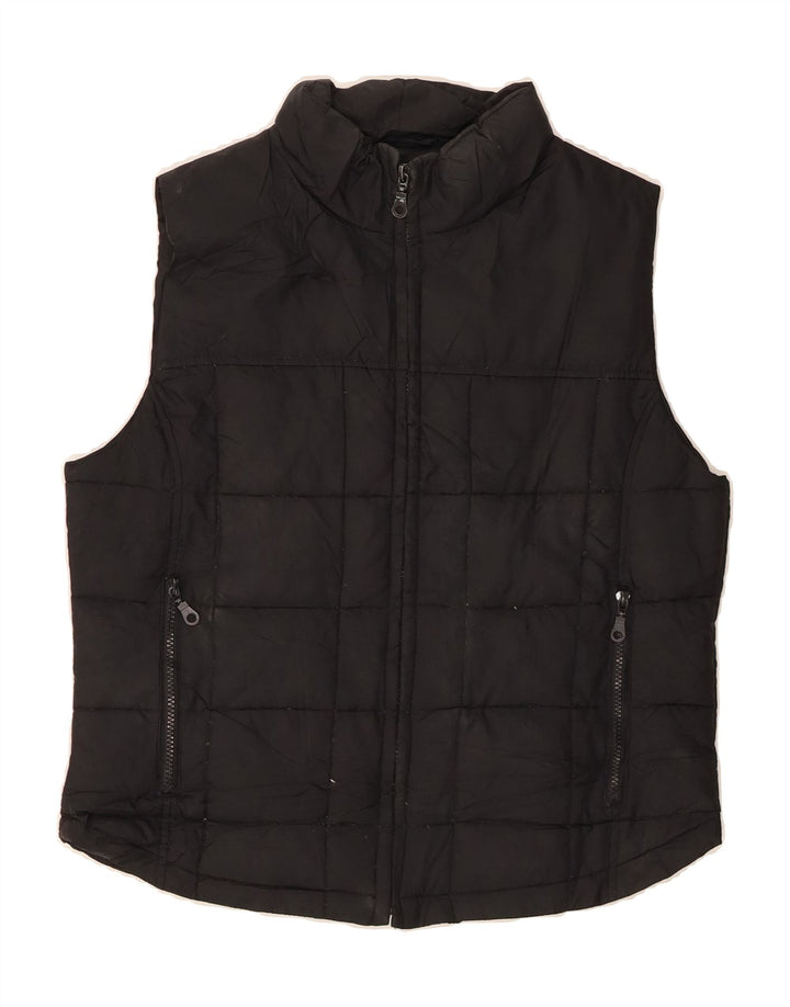 CONBIPEL Womens Padded Gilet UK 14 Medium Black Nylon Vintage Conbipel and Second-Hand Conbipel from Messina Hembry 