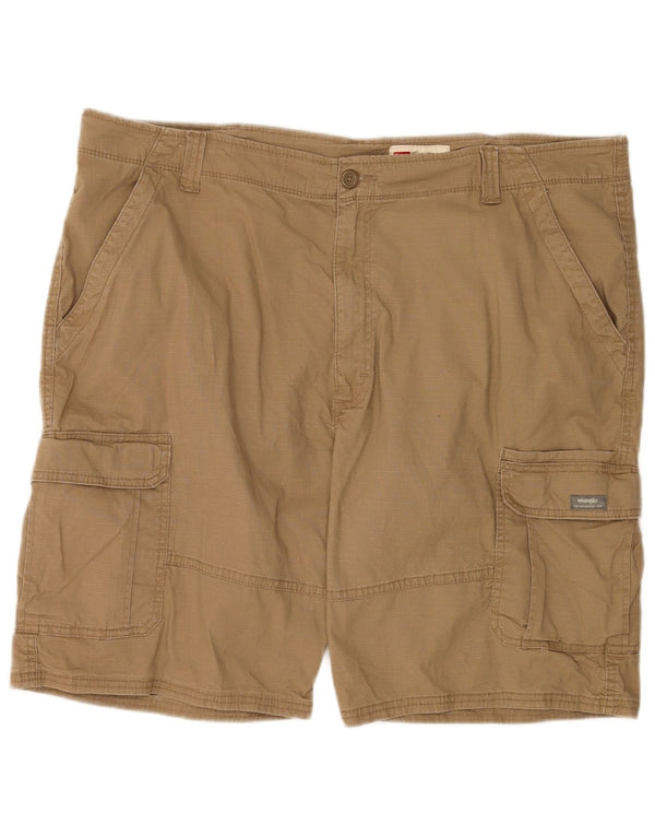 Pantaloni scurti cargo Wrangler pentru bărbați, cu tăiere relaxată, W42 2XL, bumbac bej