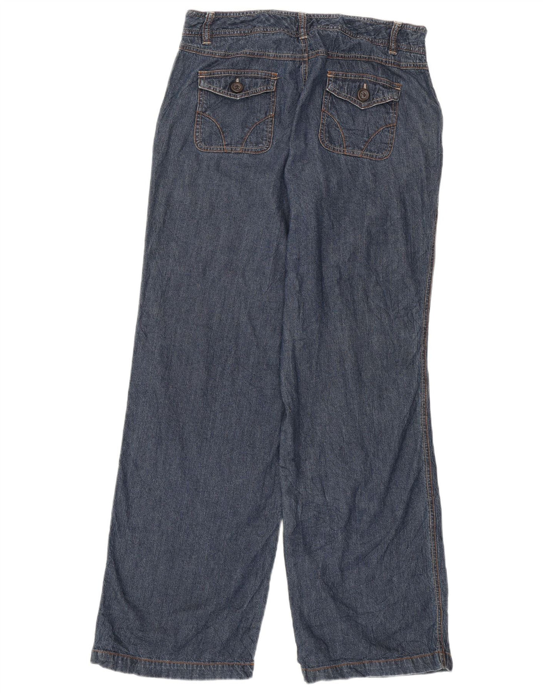 DOCKERS Blugi pentru femei cu picior largi, cu ajustare preferată, US 8 Medium W30 L31 Bleumarin