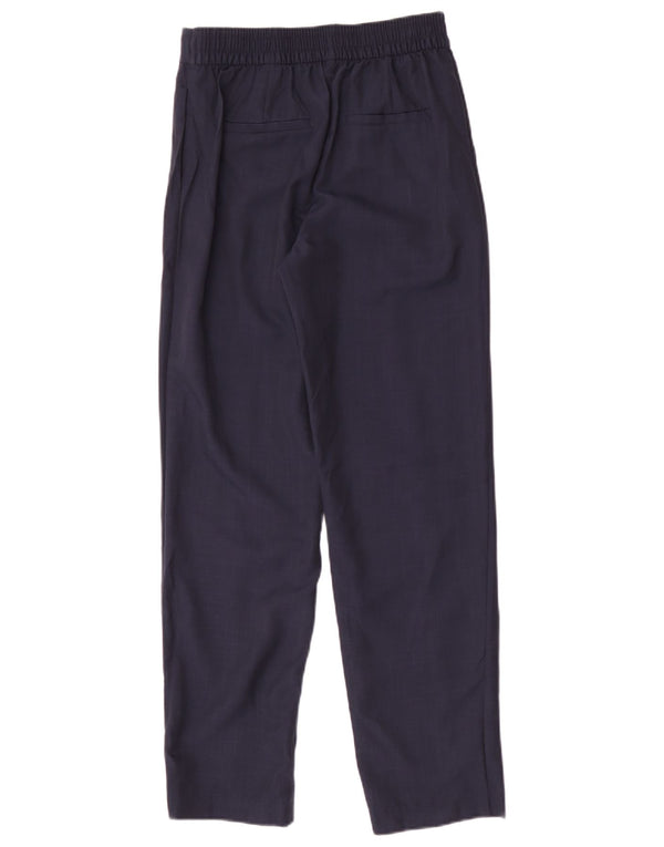 Pantaloni casual pentru femei Marks & Spencer UK 8 Small W26 L29 Bleumarin