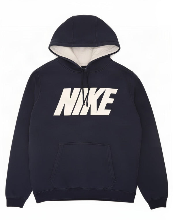 Pulover Nike Grafic pentru bărbați, bumbac, albastru, mediu
