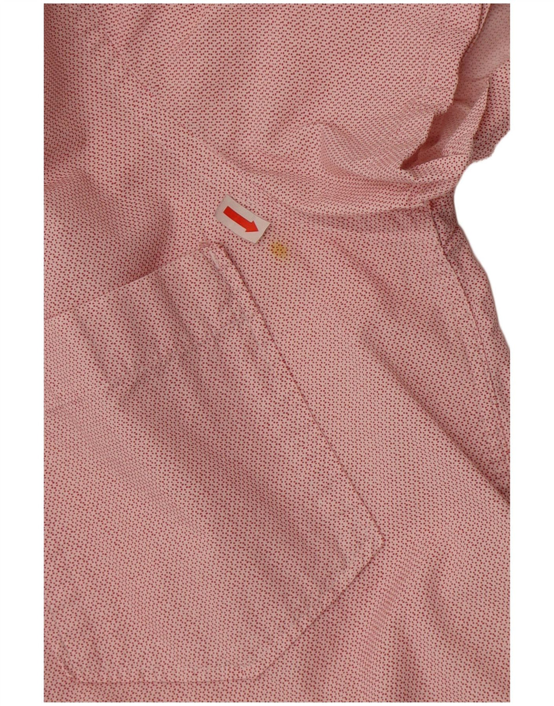 Cămașă Slim Fit Tommy Hilfiger pentru bărbați, bumbac cu pete roșii medii