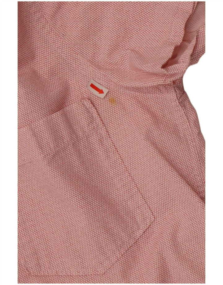 Cămașă Slim Fit Tommy Hilfiger pentru bărbați, bumbac cu pete roșii medii