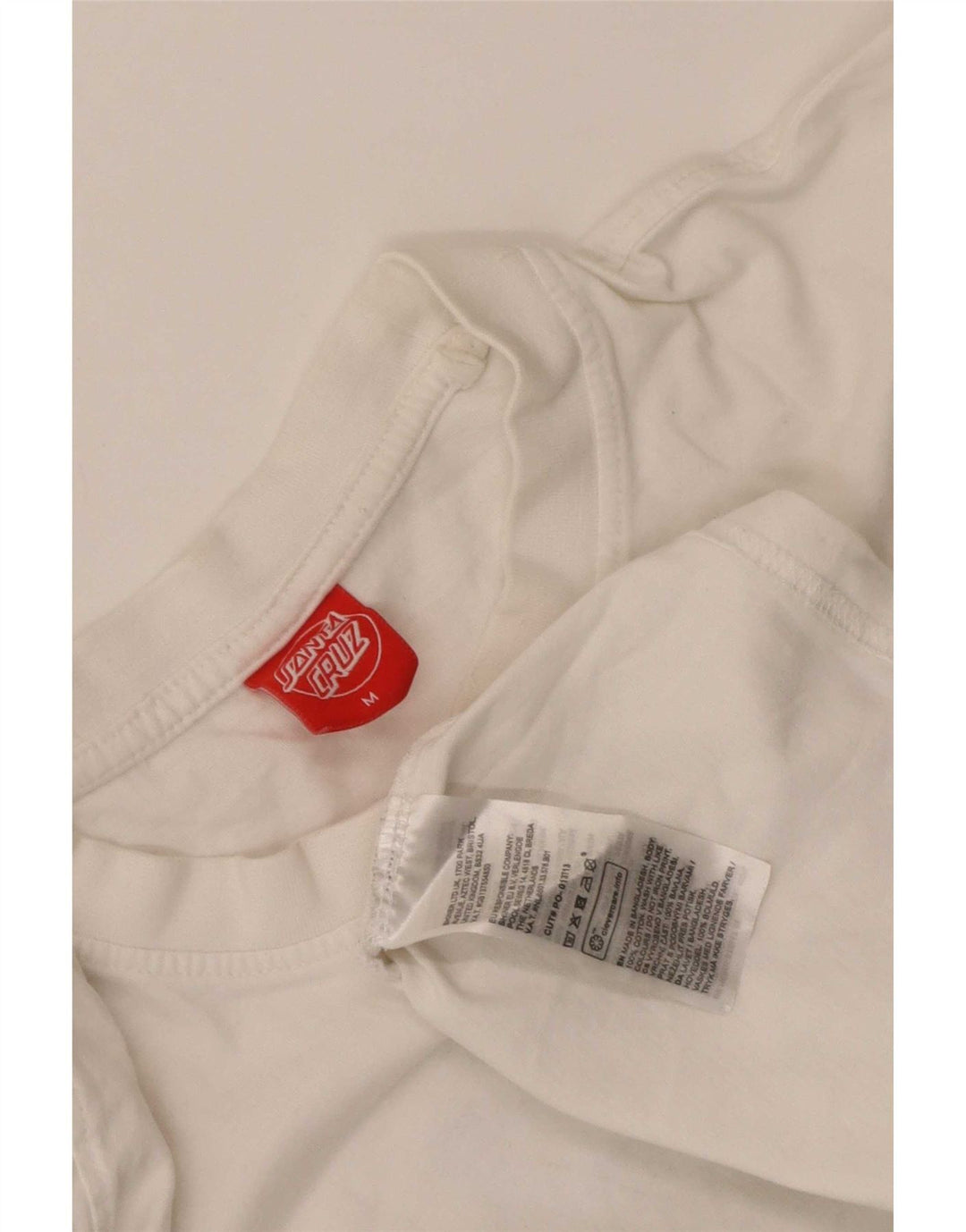 Tricou grafic pentru bărbați Santa Cruz Top, mediu alb, bumbac