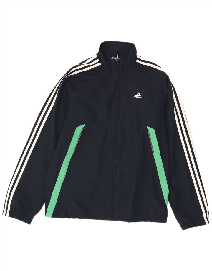 Jachetă de trening Adidas pentru bărbați Marea Britanie 38/40 Medium Bleumarin Colorblock