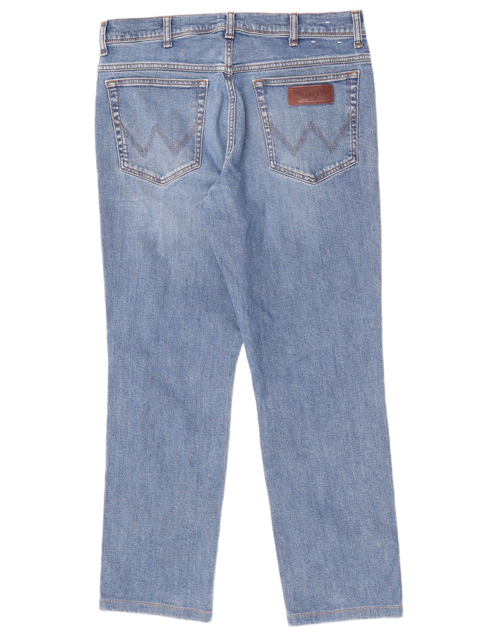 Blugi slim Texas Wrangler pentru bărbați W35 L29 Bumbac albastru