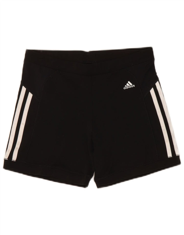 Pantaloni scurți sport Climacool Adidas pentru femei UK 14 Poliester mediu negru