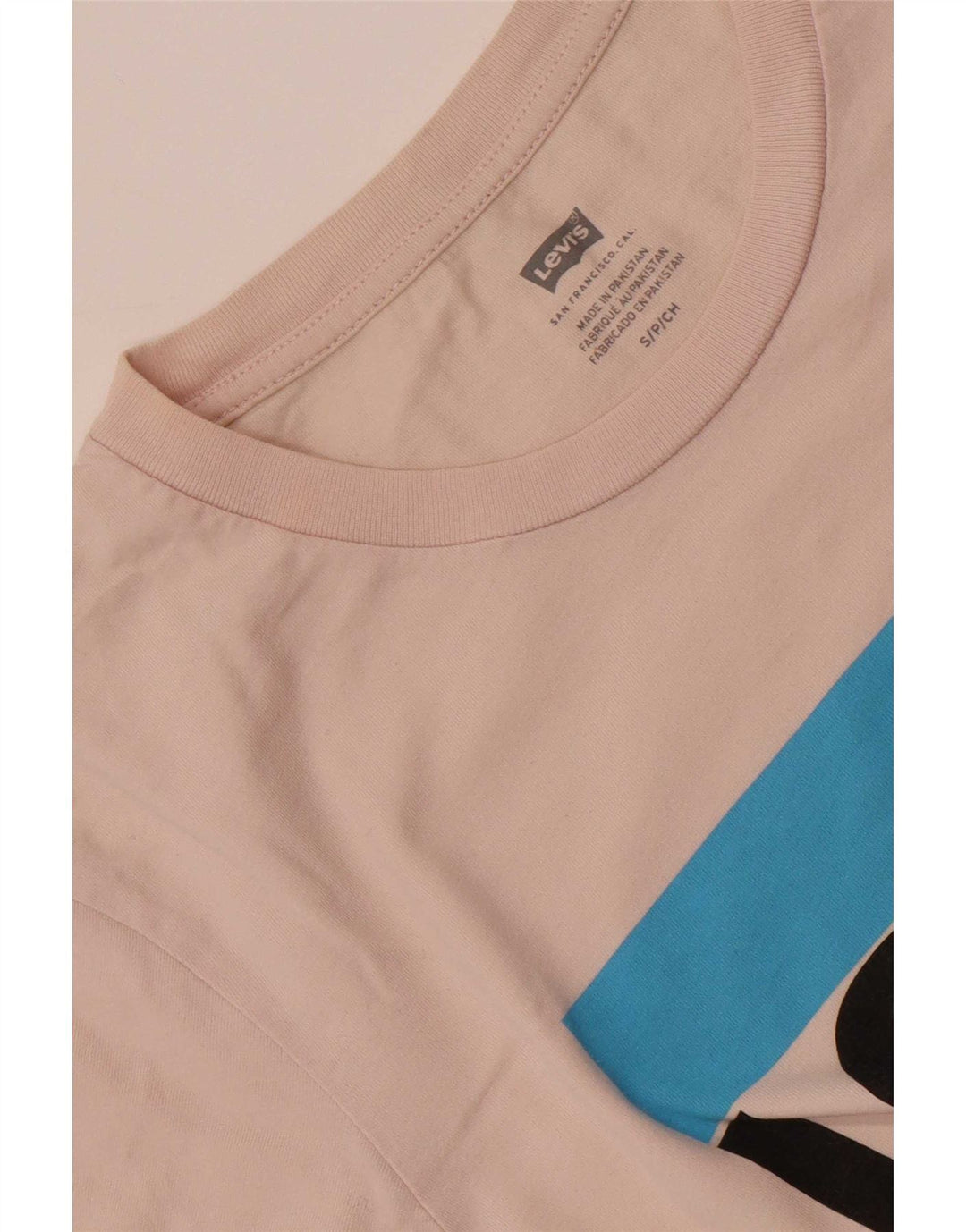 Tricou grafic Levi's pentru femei Top UK 10 Small Pink