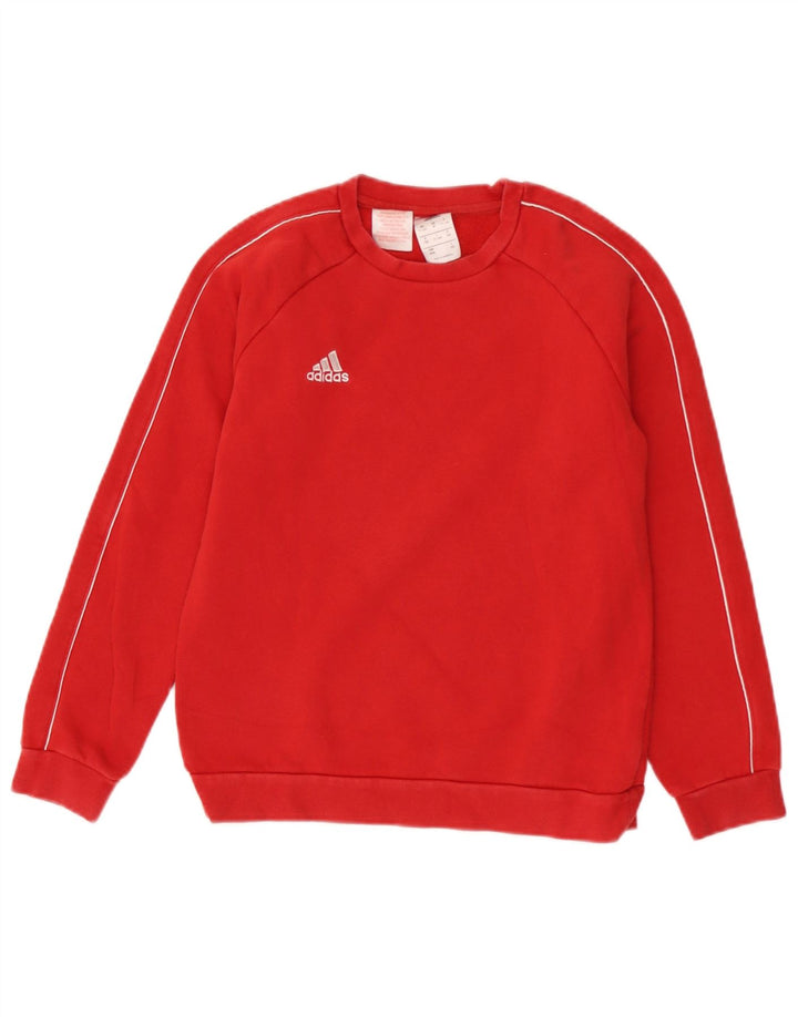 Adidas Băieți Pulover Pulover 11-12 Ani Bumbac Roșu