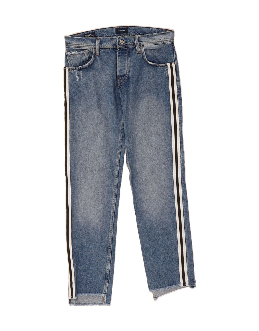 PEPE JEANS Womens Straight Jeans W32 L29 Blue Vintage PEPE Jeans and Second-Hand PEPE Jeans from Messina Hembry 