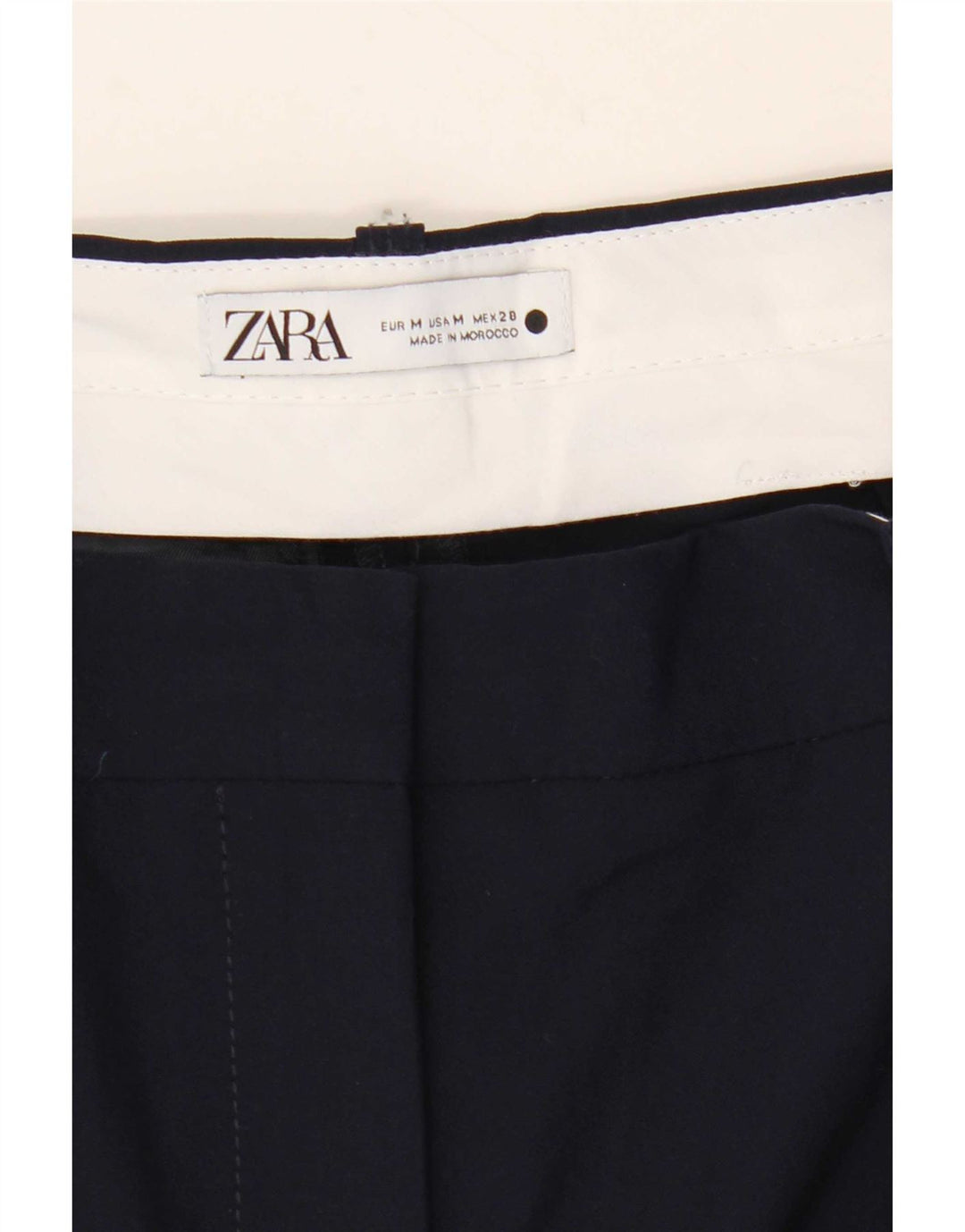 Pantaloni chino pentru femei Zara Medium L30 L26 Bleumarin