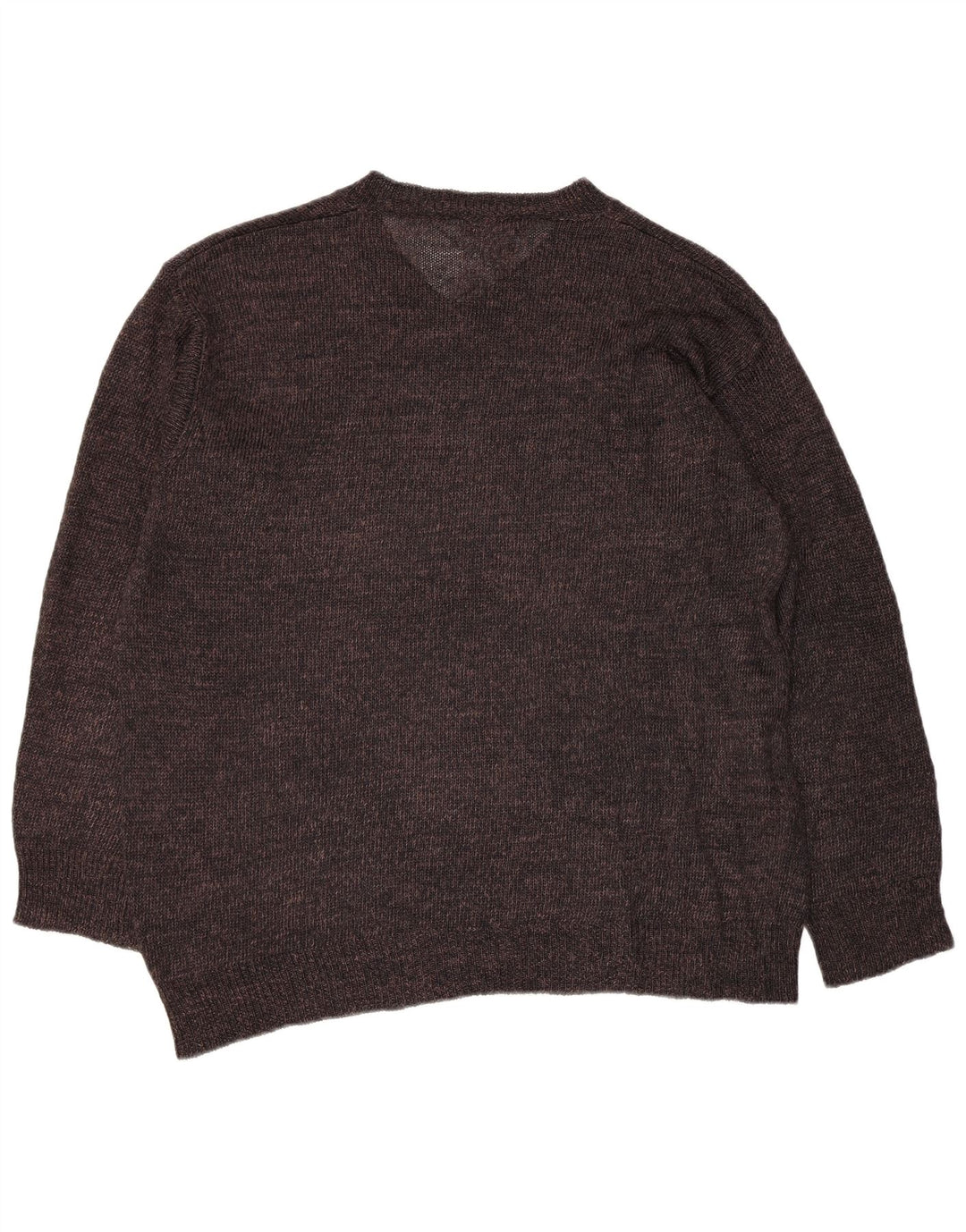 Pulover cu decolteu în V Dolce & Gabbana pentru femei IT 48 XL Viscoză maro