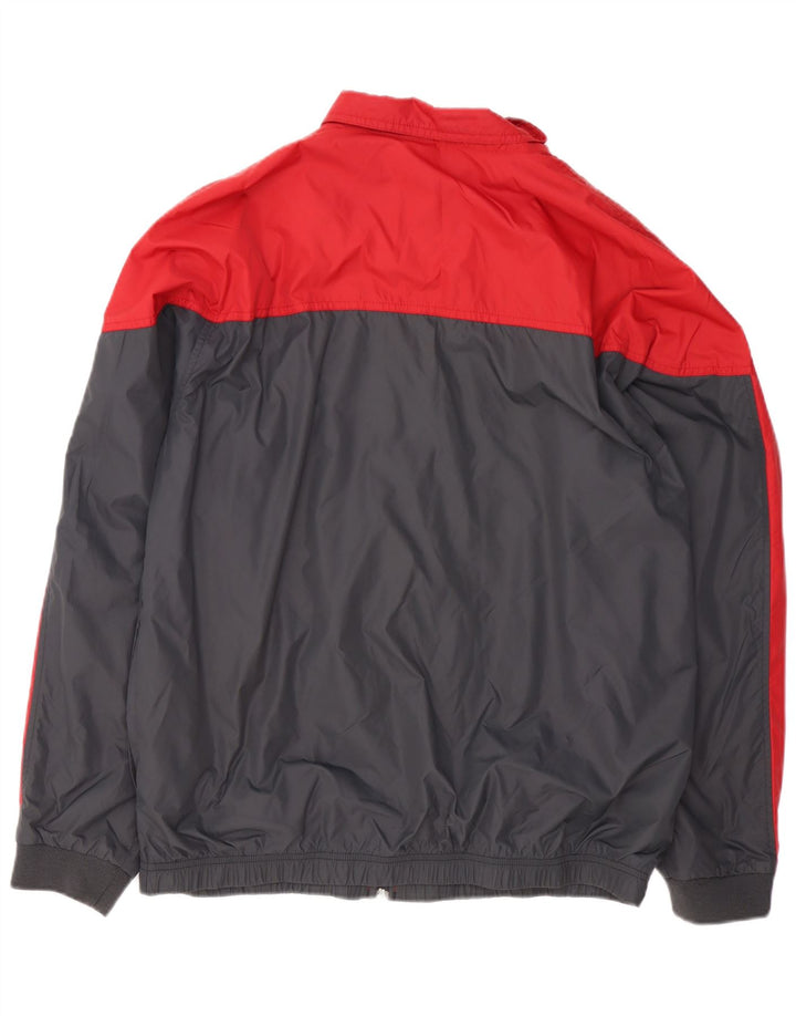 Jachetă de ploaie Nike pentru bărbați UK 40, mare, gri, nailon color bloc