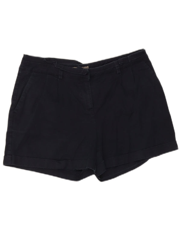 Pantaloni scurti chino pentru femei Oasis UK 12 Medium W34 Bumbac bleumarin
