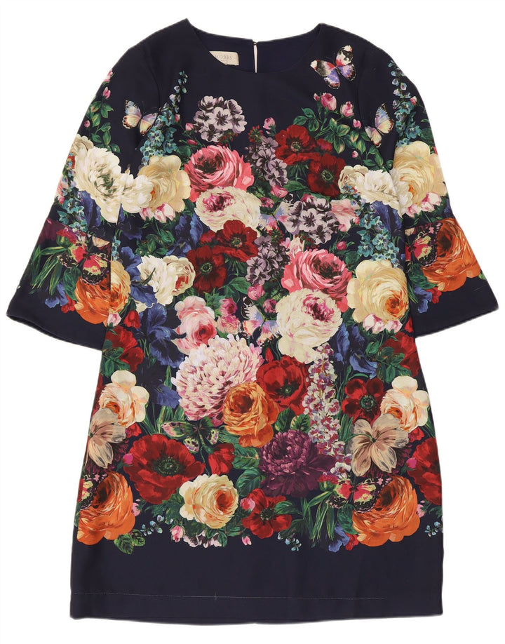 Rochie Hobbs pentru femei cu mâneci 3/4 rochie, UK 12, medie, multicoloră, florală