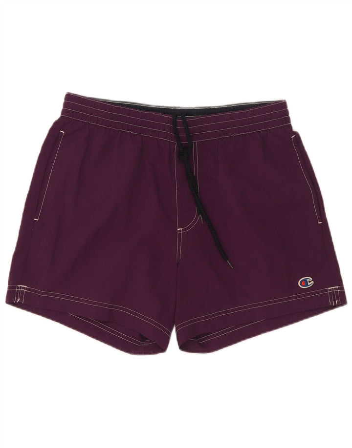 Pantaloni scurți de înot Champion pentru femei, poliamidă violet mediu