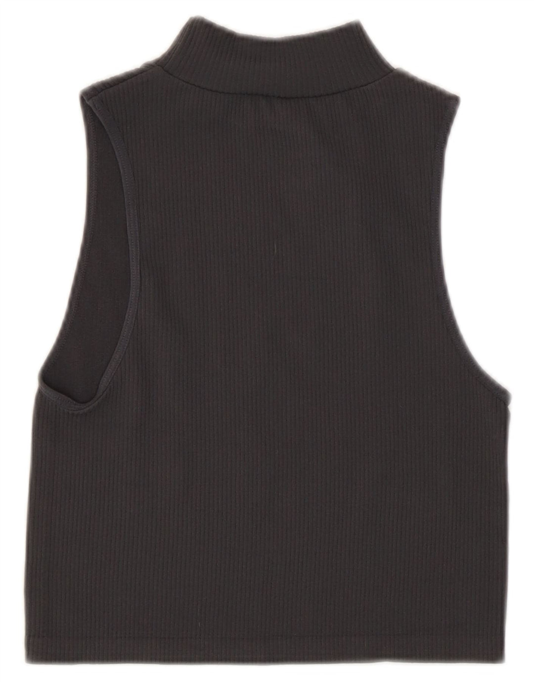 Top cu vestă pentru femei Zara UK 12 Medium Gri Poliamidă