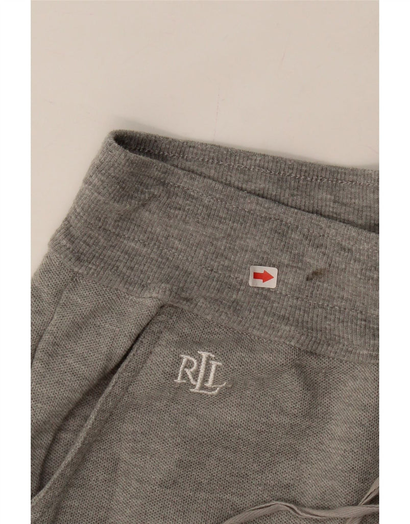 RALPH LAUREN Womens Tracksuit Trousers Joggers UK 6 XS  Grey Polyester Vintage Ralph Lauren and Second-Hand Ralph Lauren from Messina Hembry 