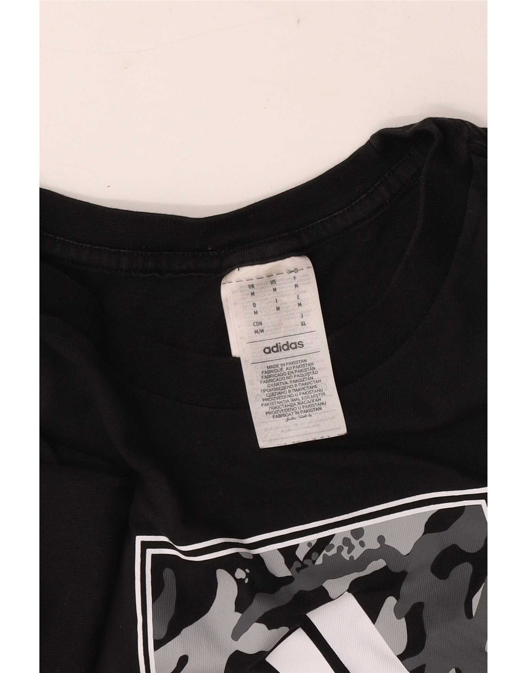 Tricou grafic Adidas pentru bărbați Top mediu negru bumbac
