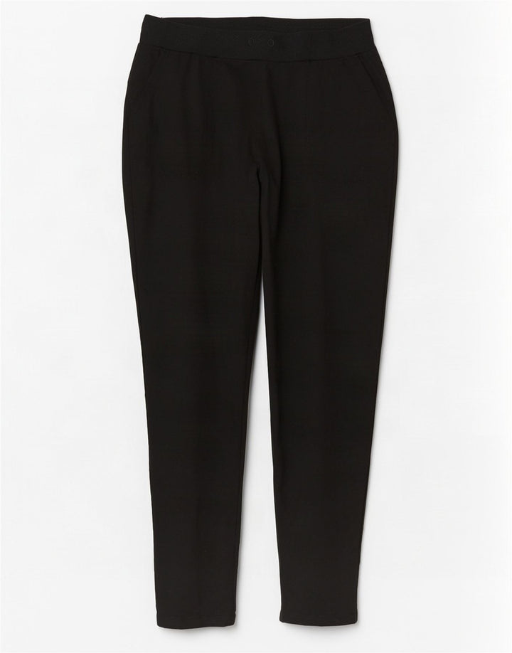 Pantaloni de trening Izod pentru femei UK 14 Poliester mediu negru