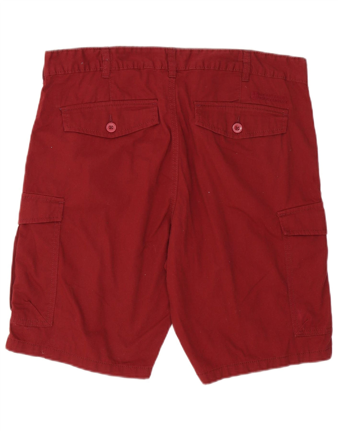 MOUNTAIN WAREHOUSE Pantaloni scurți cargo pentru bărbați W34, bumbac burgundy mare