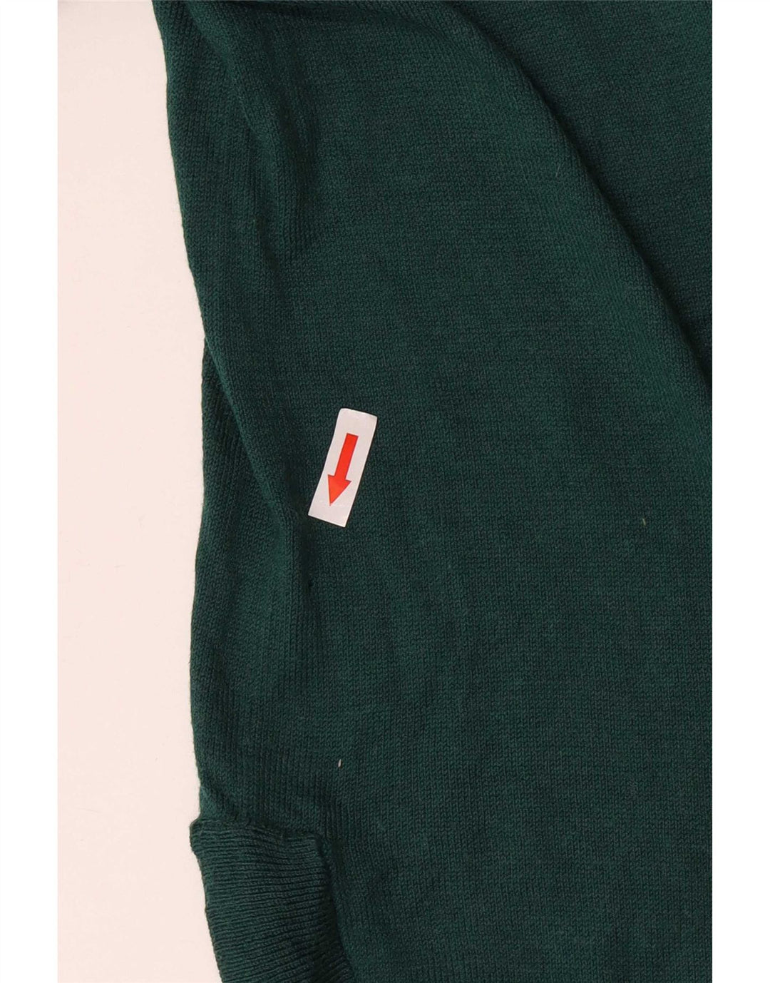 Pulover pentru femei Fat Face cu decolteu triplu UK 12 Poliester verde mediu