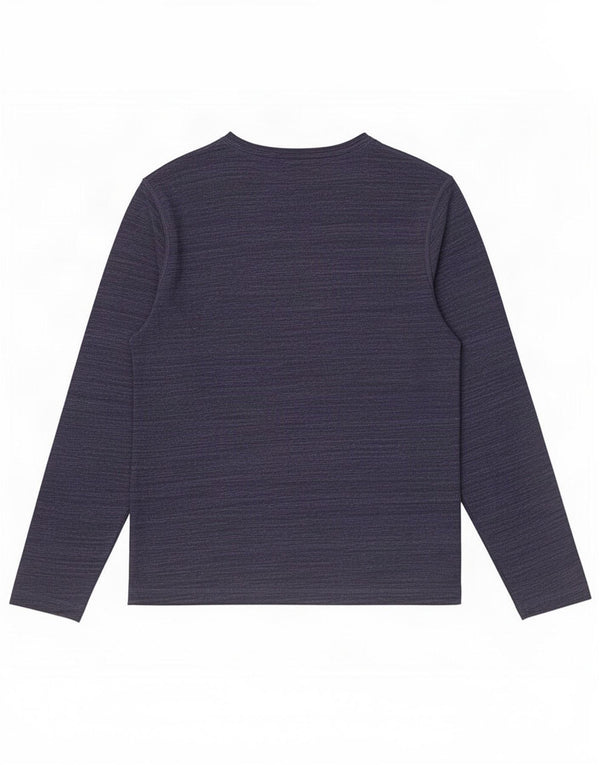 Top pentru bărbați Tommy Hilfiger cu mânecă lungă XL bleumarin, bumbac cu pete