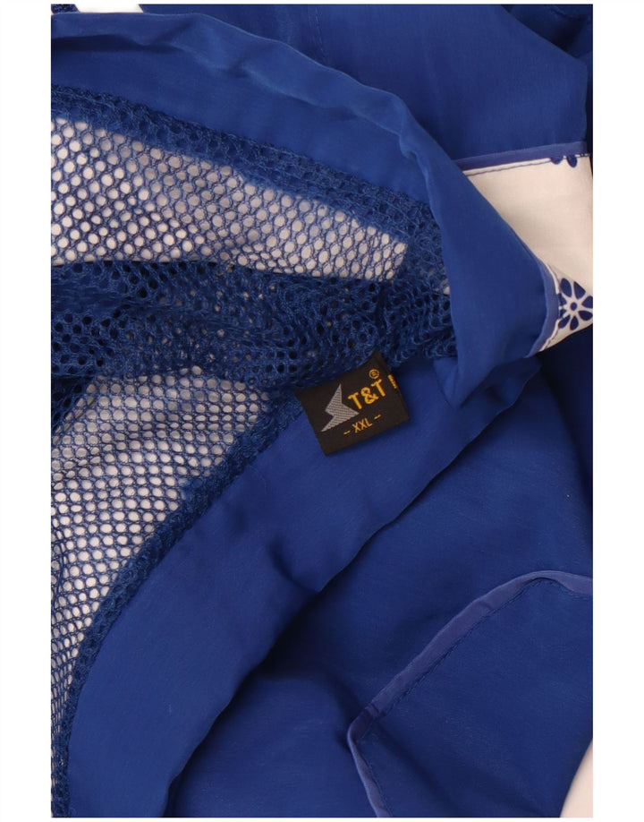 Jachetă de trening pentru femei VINTAGE, 2XL, albastru, retro