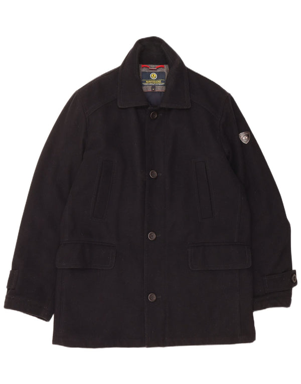 NAVIGARE Pardesiu pentru bărbați UK 38 Medium Negru Lână