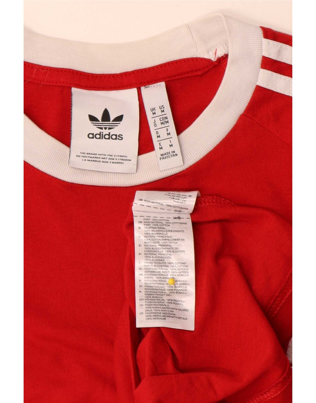 Tricou pentru bărbați Adidas Top Medium Red Bumbac