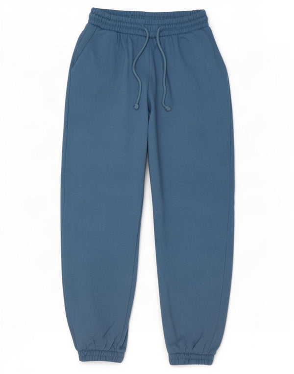 Pantaloni de trening pentru femei Zara Joggeri UK 12 Poliester albastru mediu