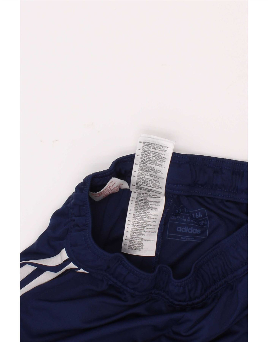 Pantaloni scurți sport adidas băieți 13-14 ani poliester albastru