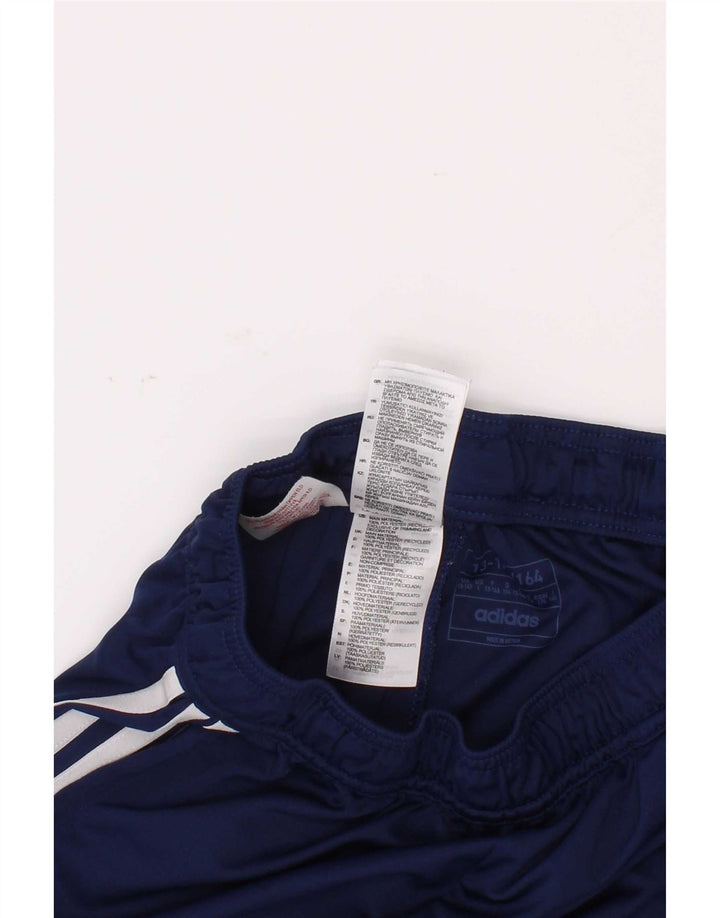 Pantaloni scurți sport adidas băieți 13-14 ani poliester albastru
