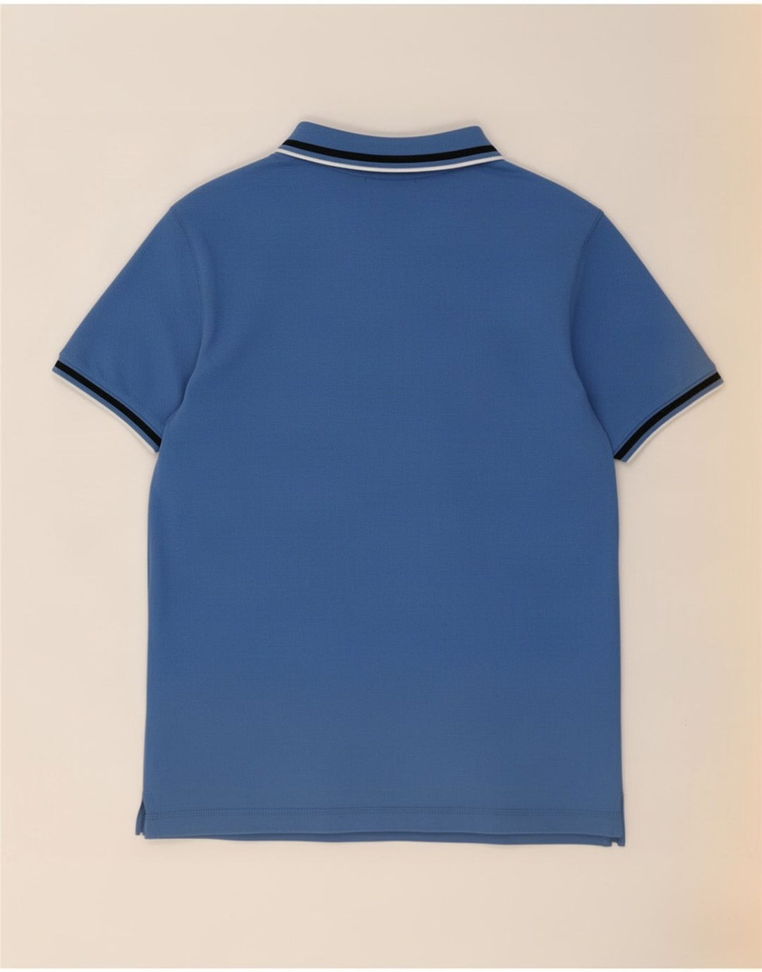 Tricou polo pentru bărbați Dkny, bumbac cu dungi albastre medii
