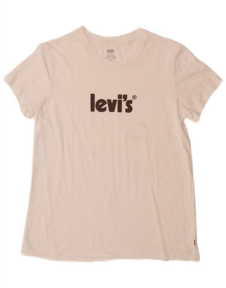 Tricou grafic pentru femei LEVI'S Top UK 12 Medium White