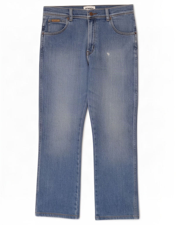 Blugi drepte pentru bărbați Wrangler Texas W32 L27 Bumbac albastru