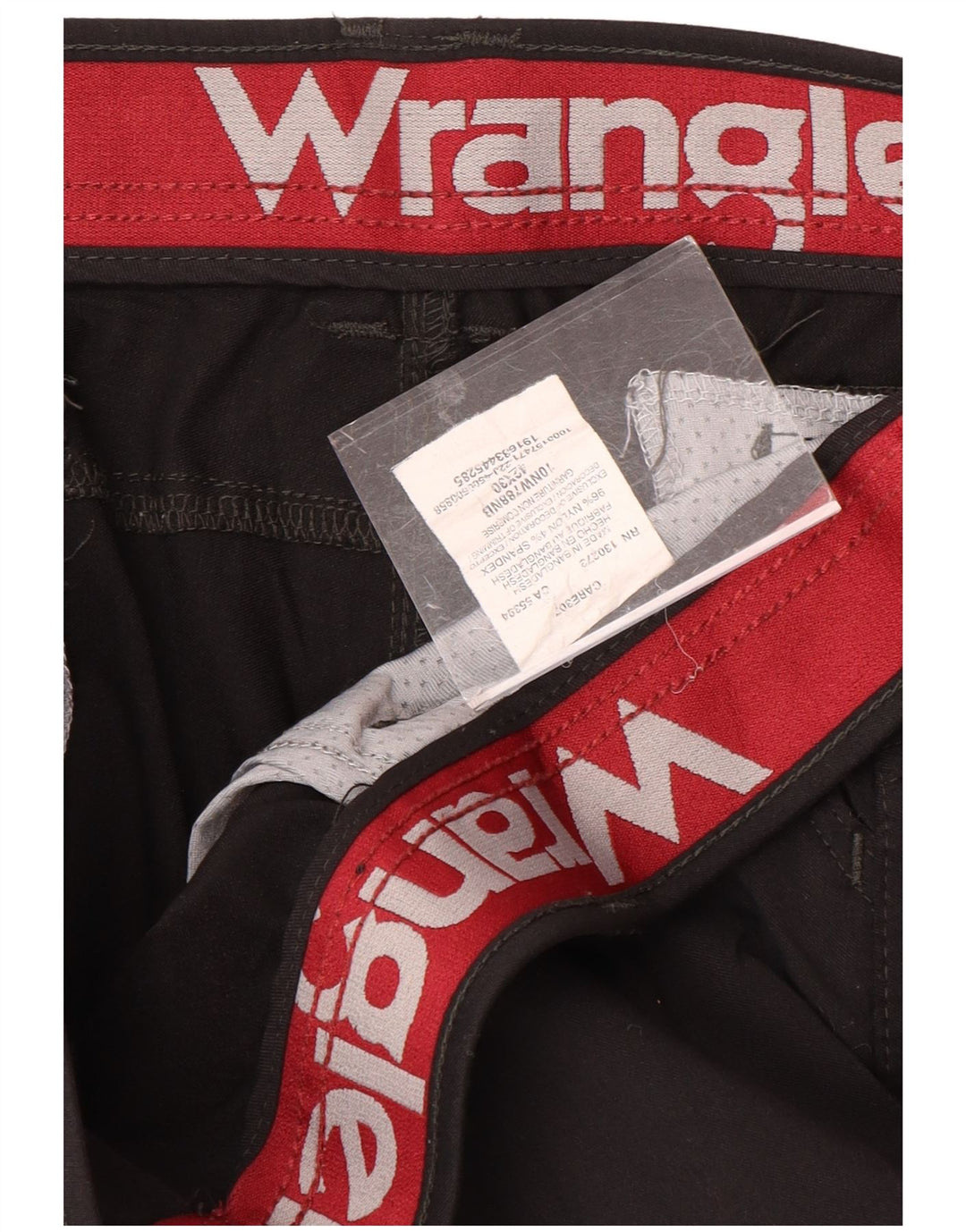 Pantaloni cargo drepti pentru femei WRANGLER W42 L30 Nylon negru