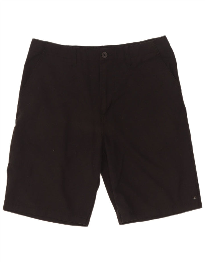 Pantaloni scurți chino grafic pentru bărbați Quiksilver W34 Poliester negru mare
