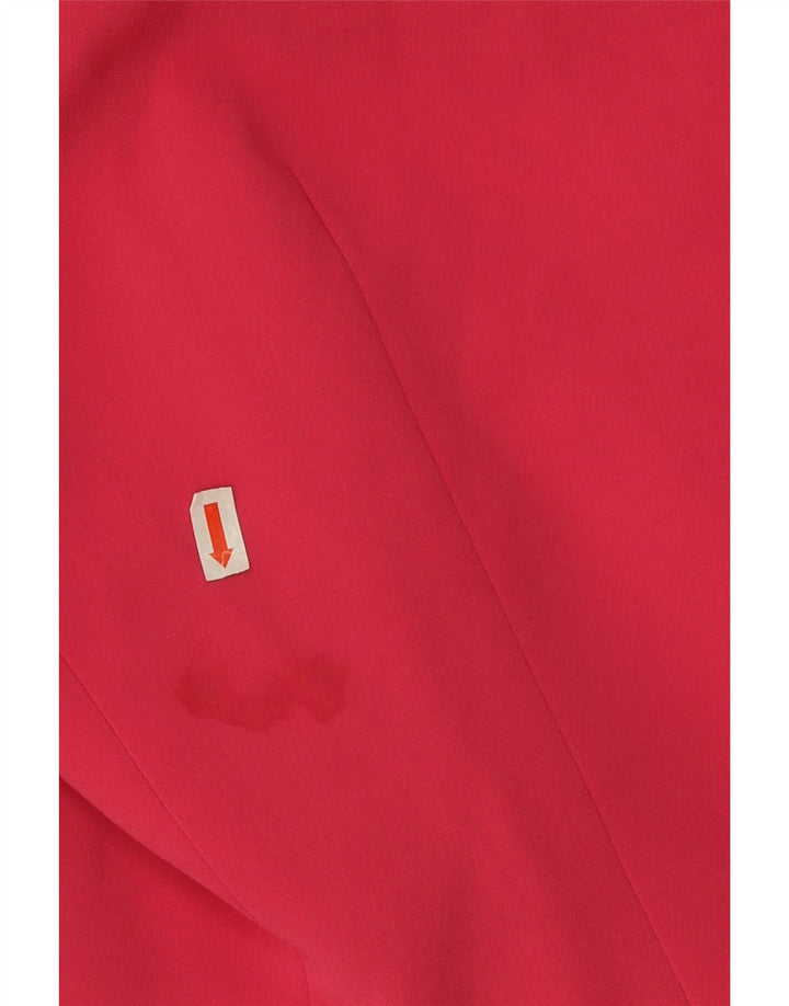 Marella Womens 1 Button 2 Piece Set UK 14 Large Pink Triacetate