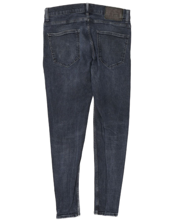 Blugi skinny pentru bărbați Zara EU 42 Large W32 L29 Bumbac bleumarin