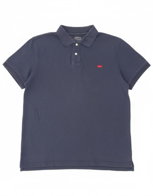 Cămașă polo Levi's pentru bărbați, mare, bleumarin, bumbac