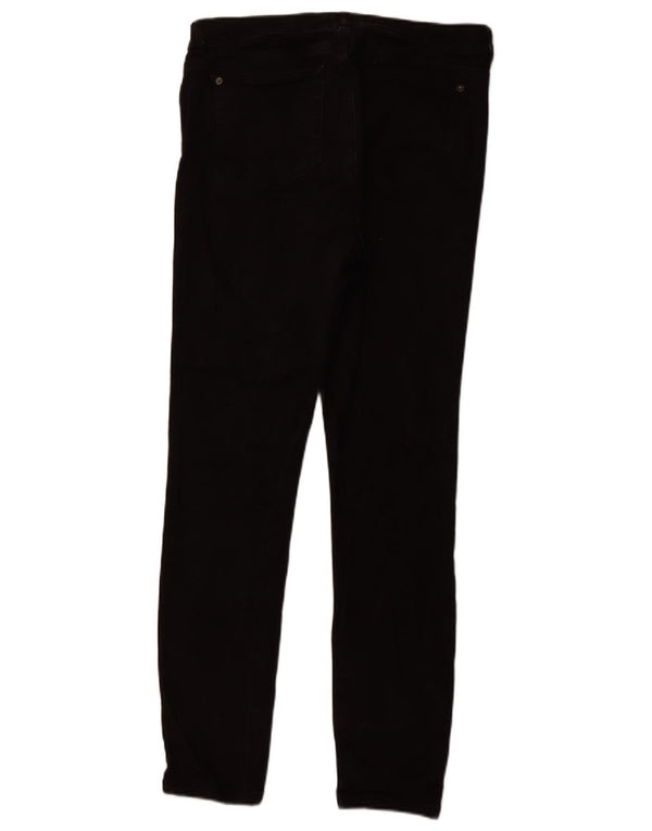 WHITE STUFF Blugi skinny pentru femei cu talie înaltă UK 14 Large W32 L29 Black